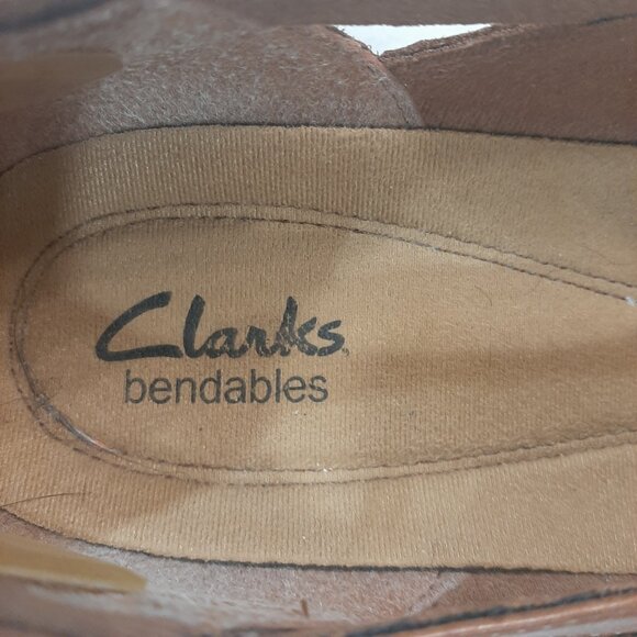 Clarks 9.5m Bendables Brown Mary Janes - Picture 4 of 4